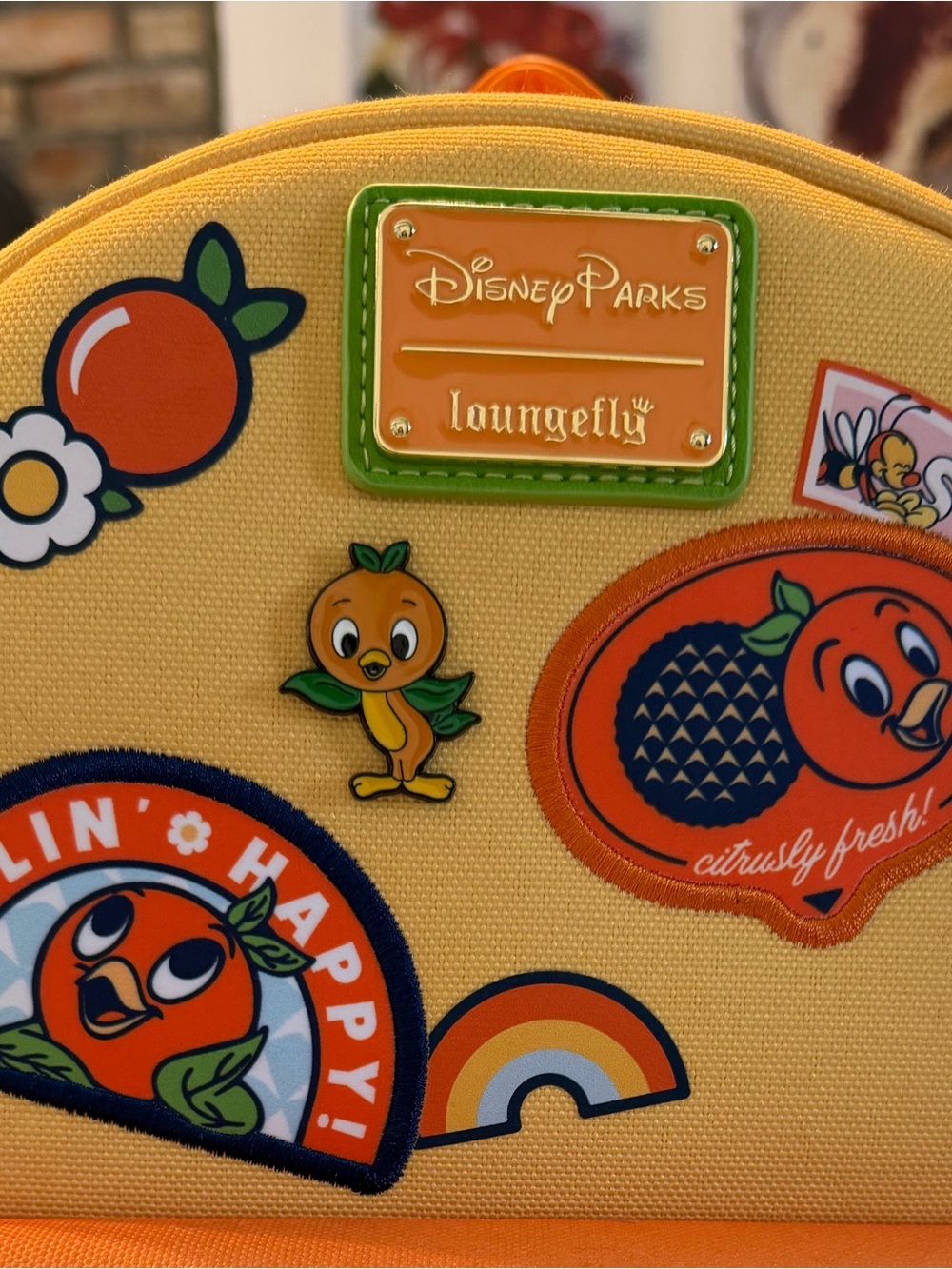 Epcot 2025 Flower and Garden Festival Loungefly backpack.